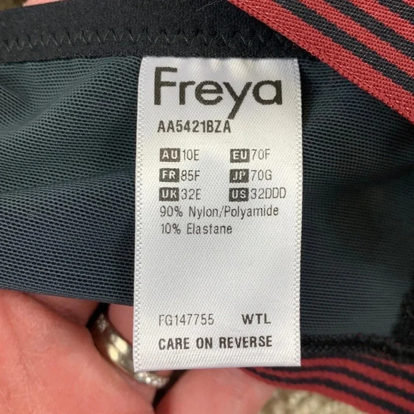 NWT Freya wild underwire plunge bra sz 32DDD - Picture 6 of 8